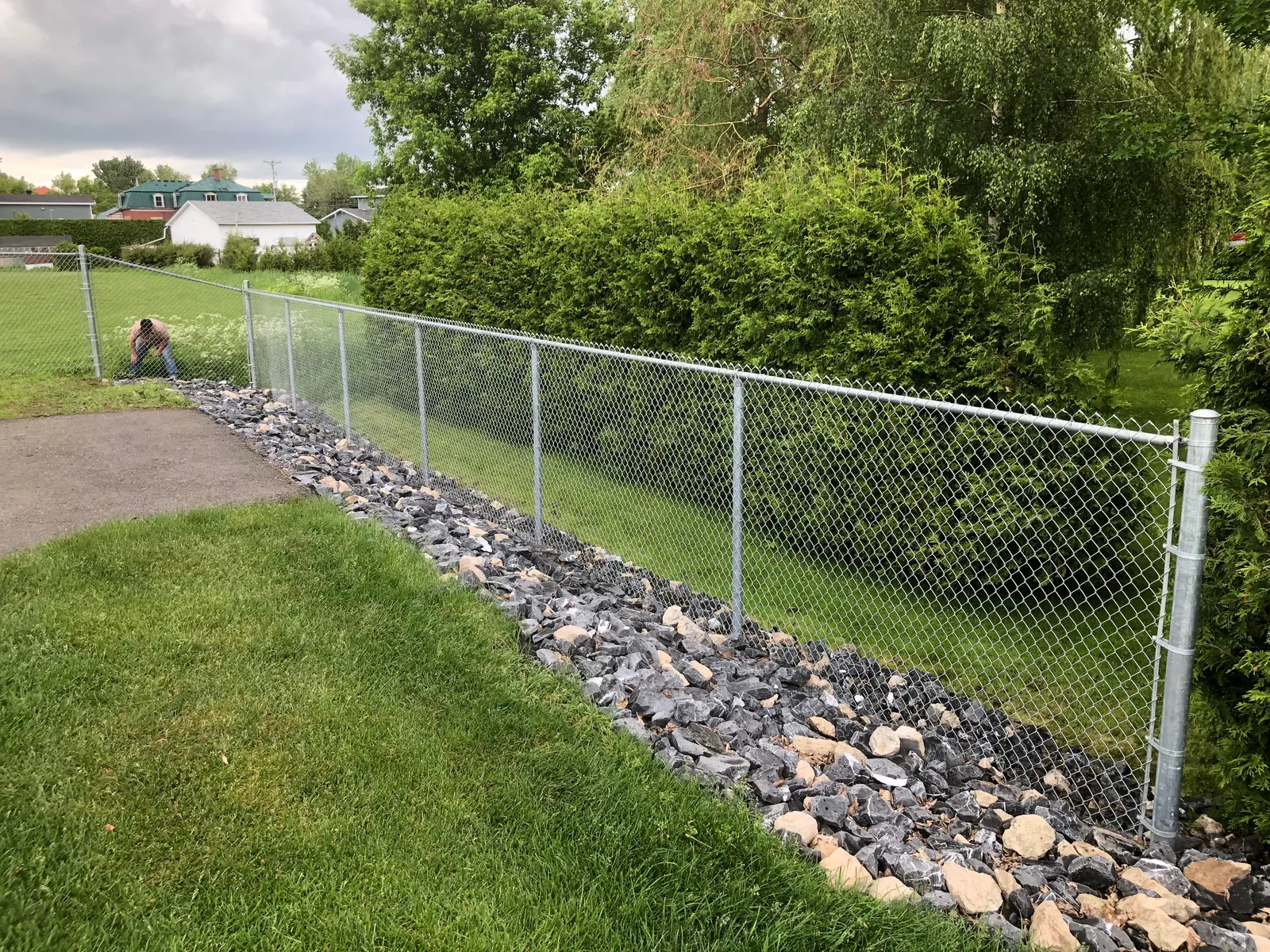 Commercial fence #009