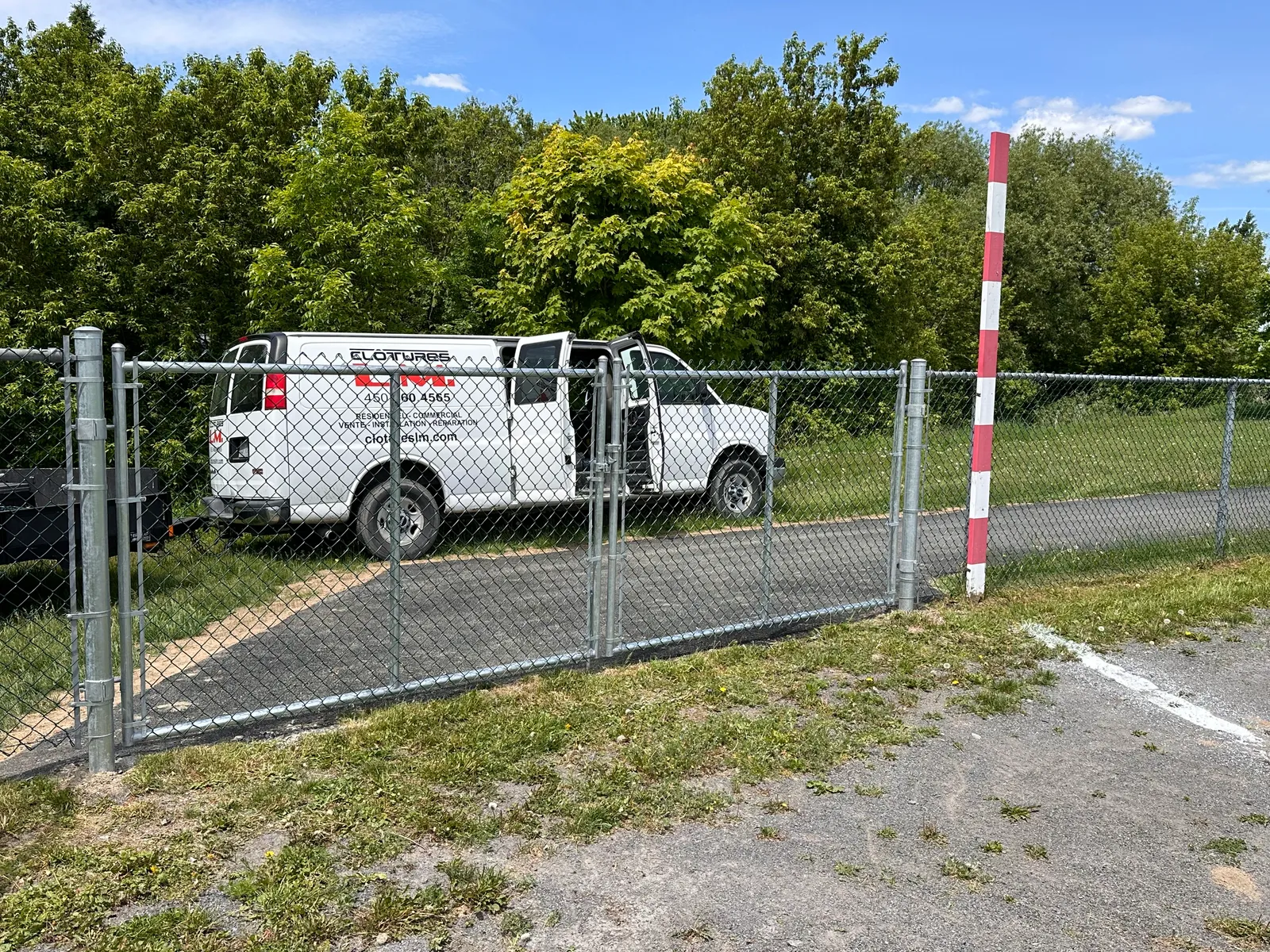 Commercial fence #010