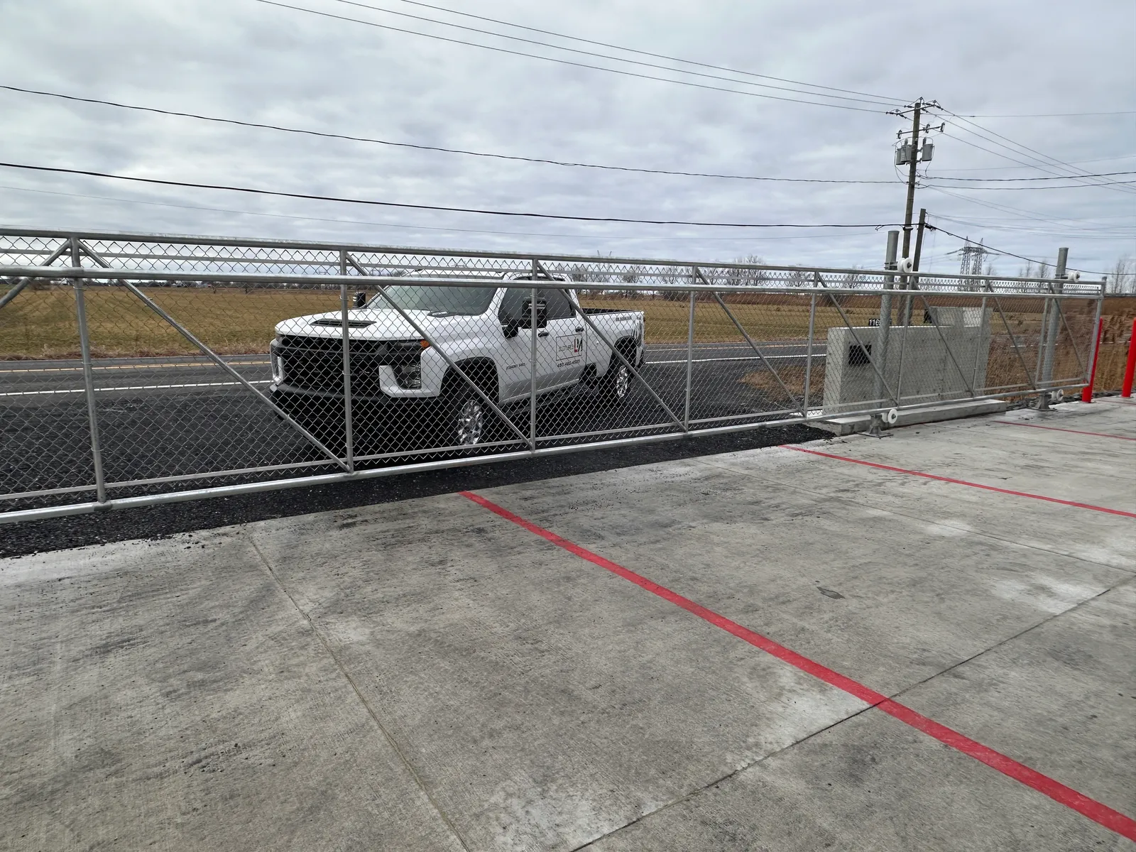 Commercial fence #019