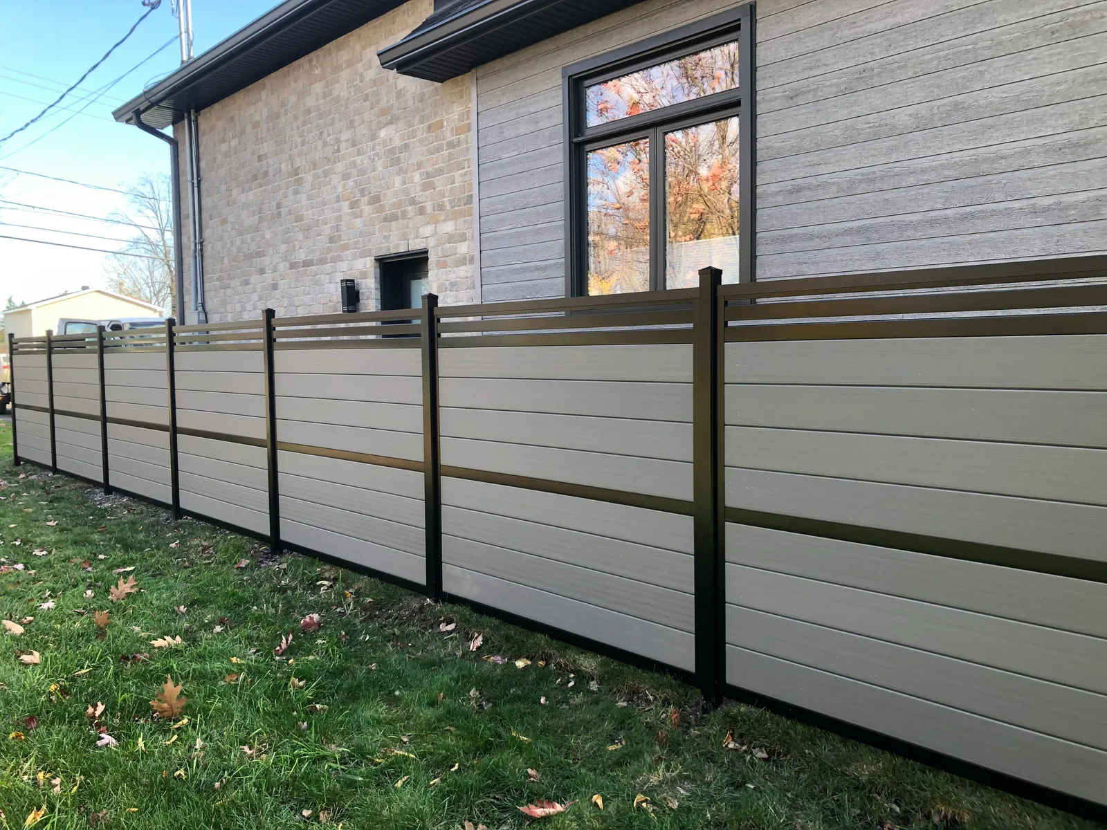 Composite fence #004