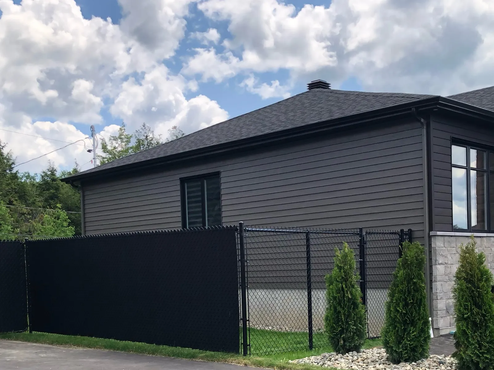 Chain link fence #003