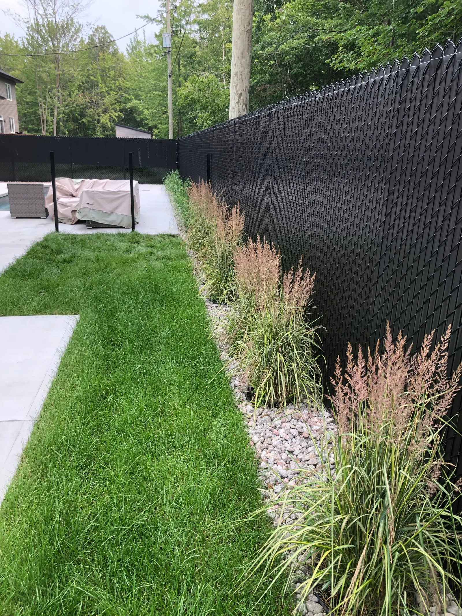 Chain link fence #014