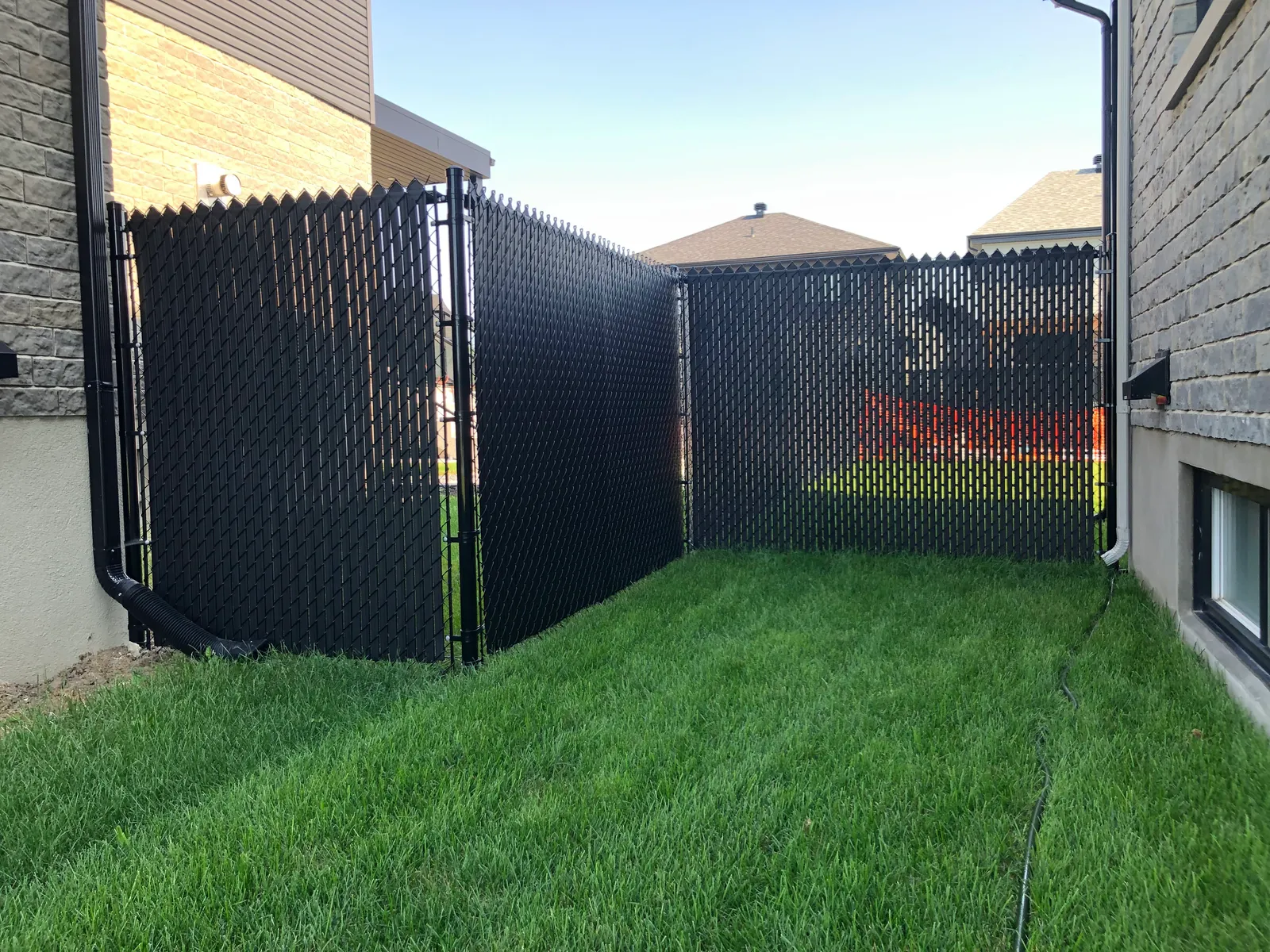 Chain link fence #018