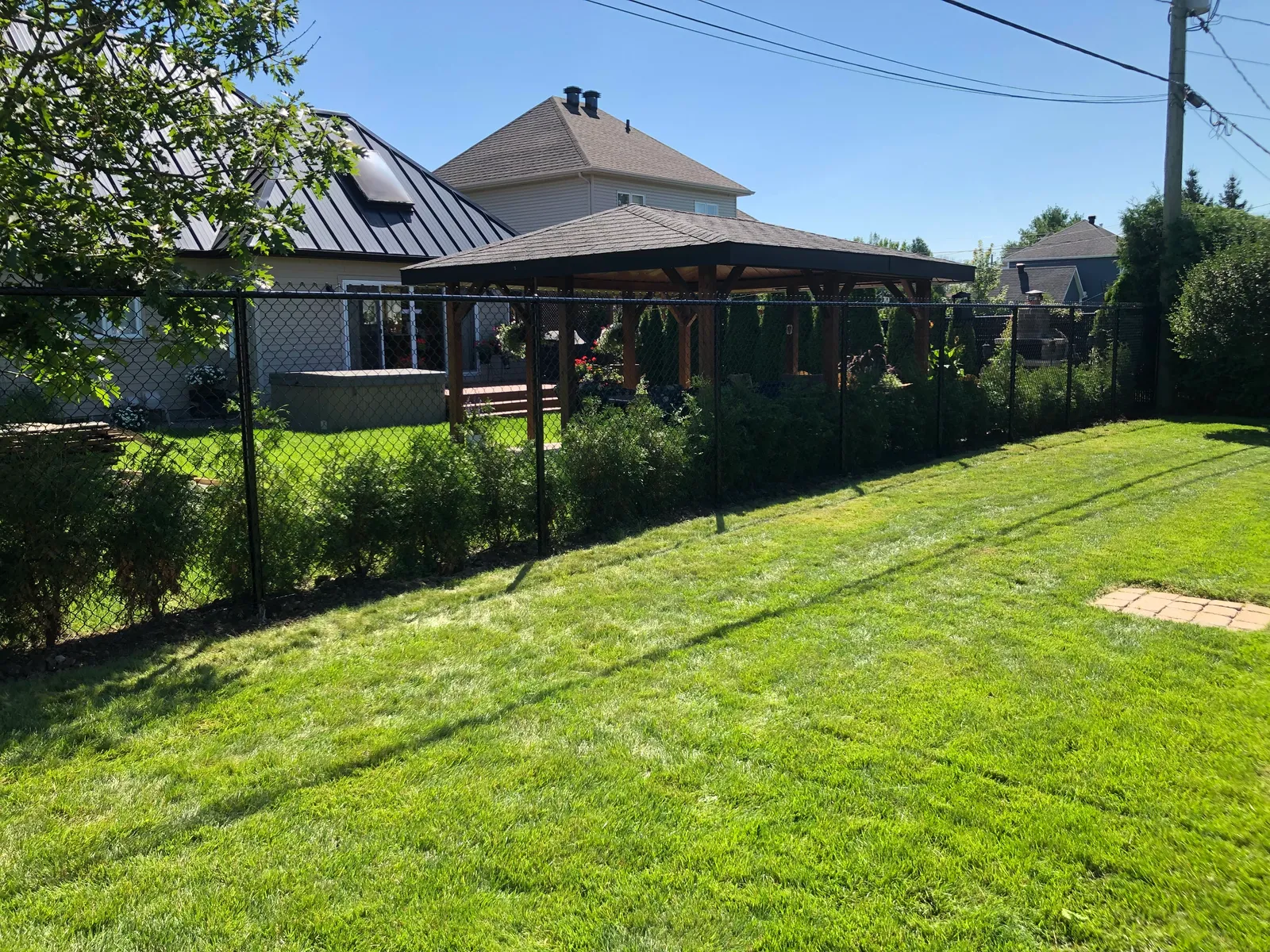 Chain link fence #019