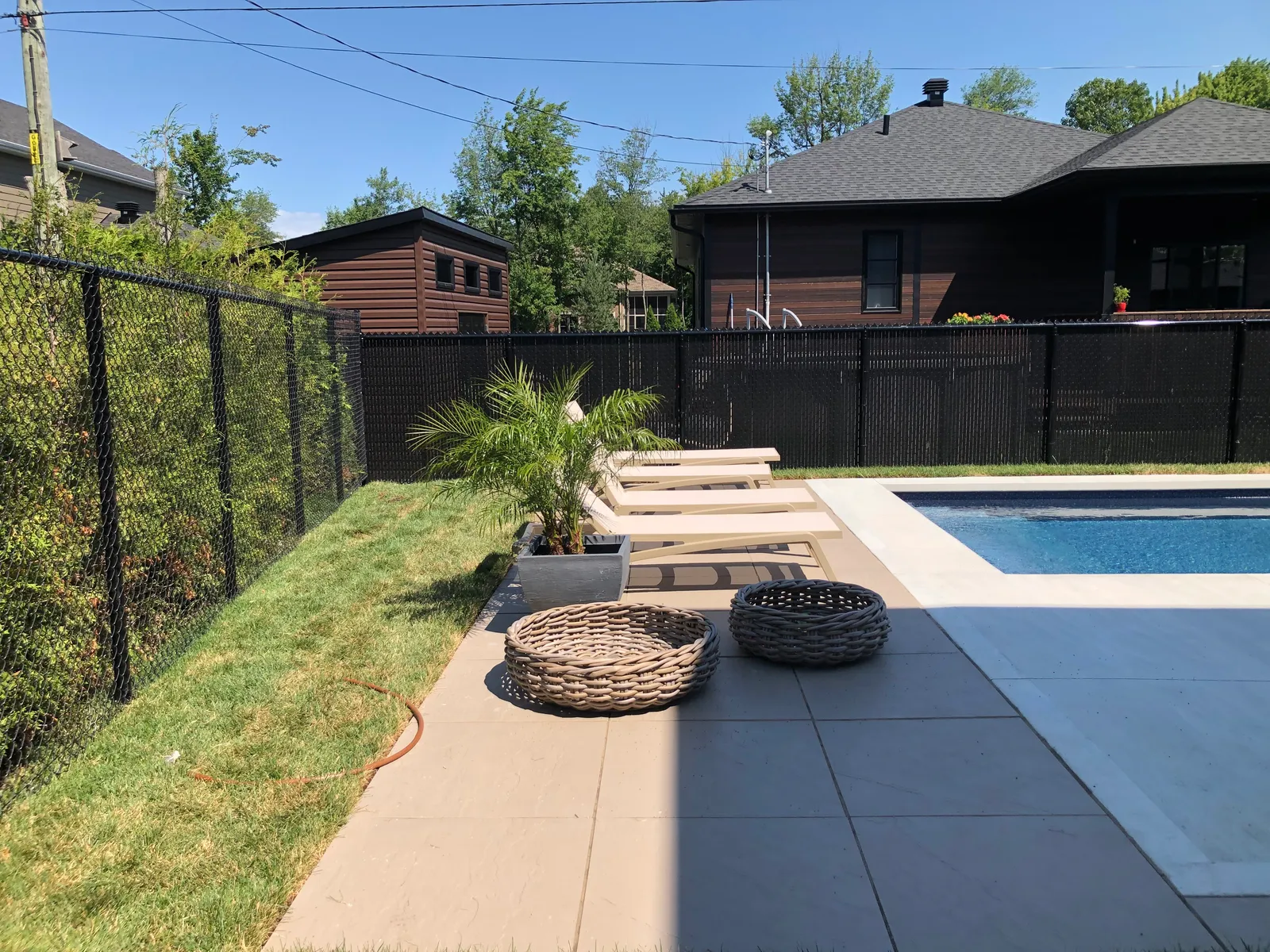 Chain link fence #026