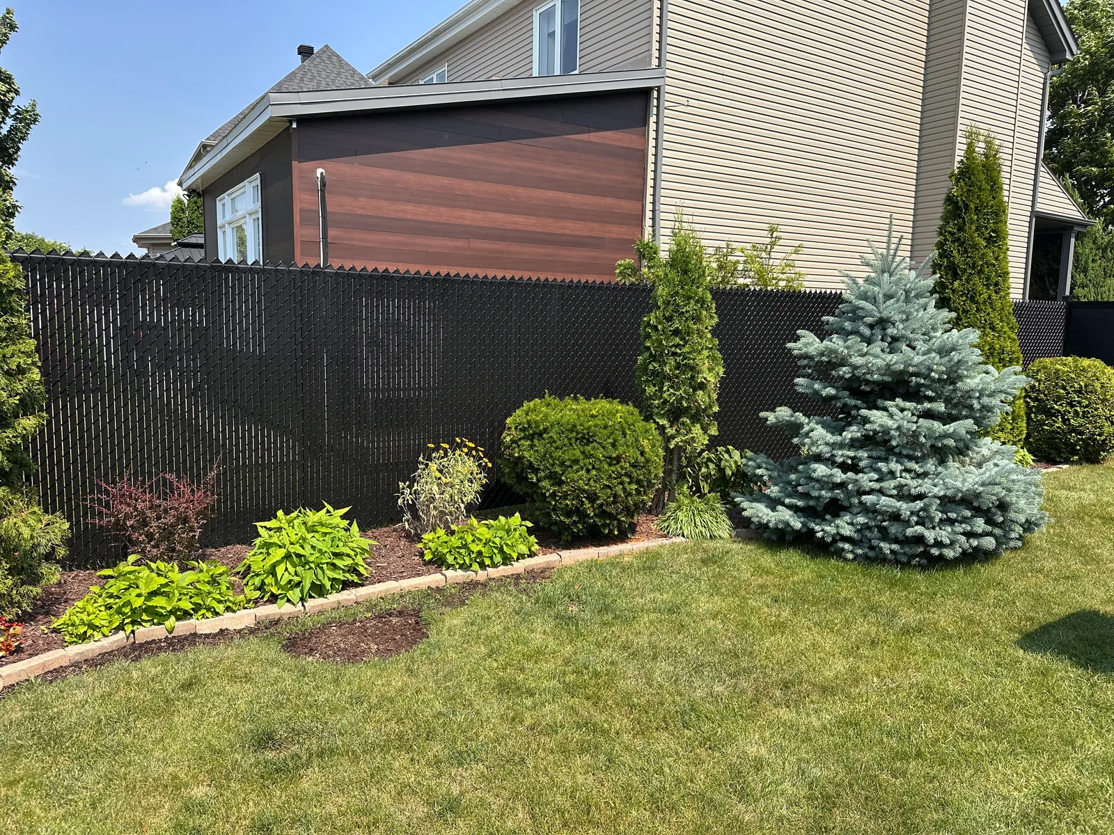 Chain link fence #028