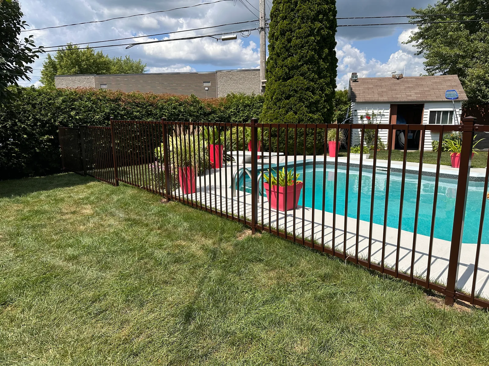Pool fence #084