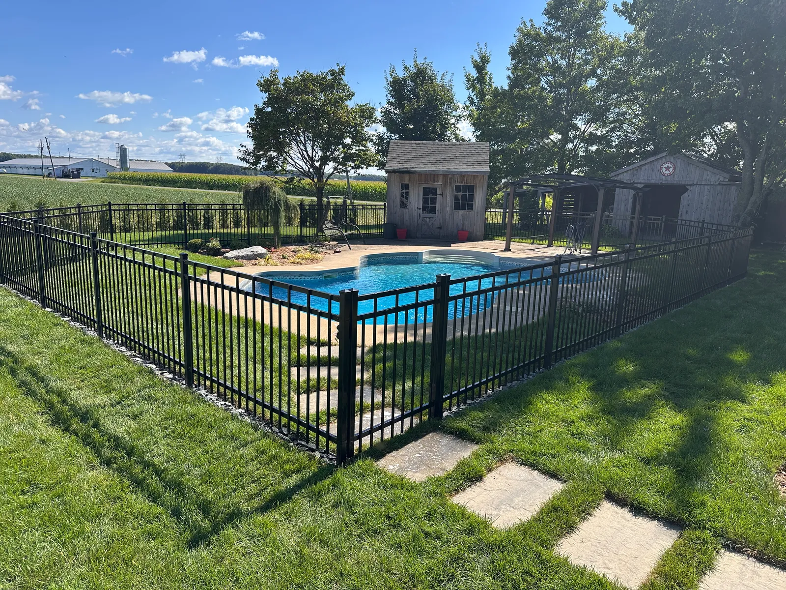 Pool fence #088